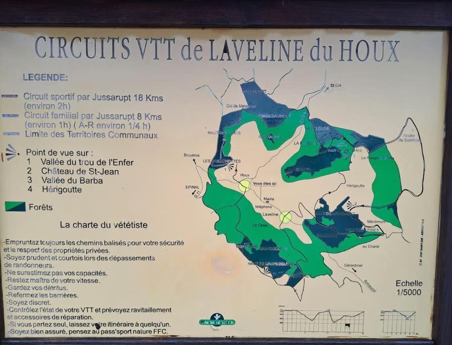 Gite Spa "La Foret Argentee" Proche Gerardmer Laveline-du-Houx Εξωτερικό φωτογραφία